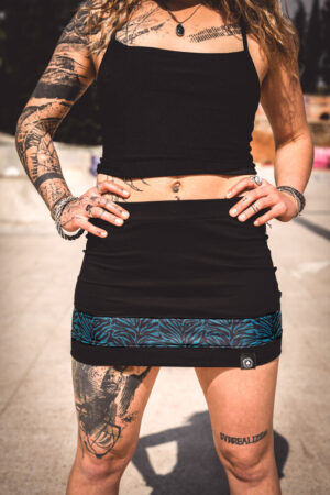 MAKA SKIRT // Zebra Blue