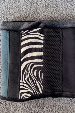 CUELLO / Zebra & turquesa
