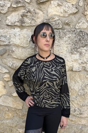 CAMISETA NUT / zebra kaki
