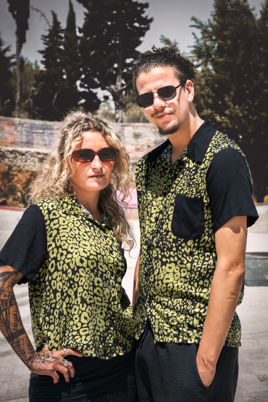 KAMISA CORTA / Leopardo Pistacho - Imagen 3