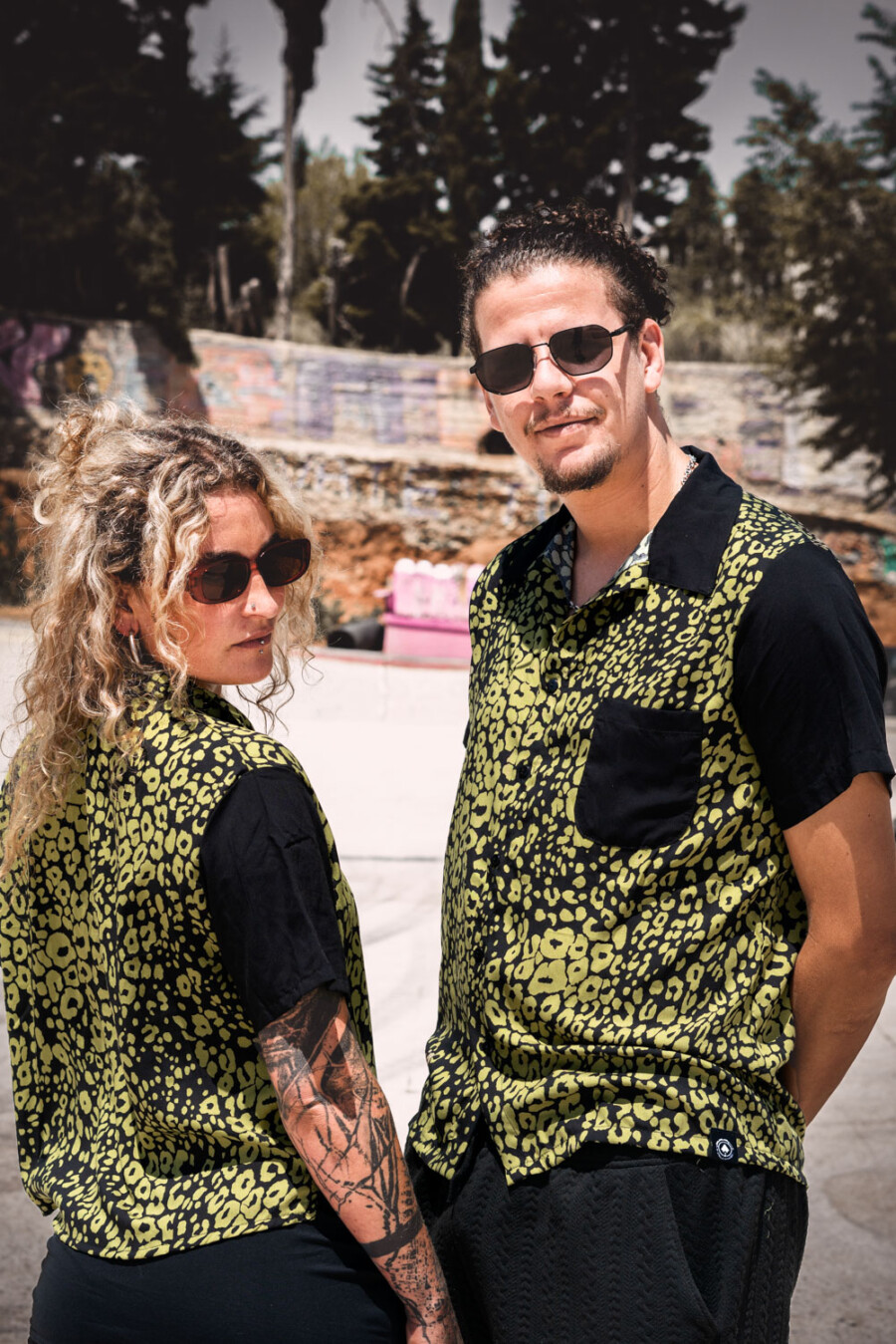 KAMISA CORTA / Leopardo Pistacho - Imagen 5
