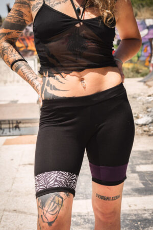 LEGGINGS SIMETRIKS // Bicolor Zebra