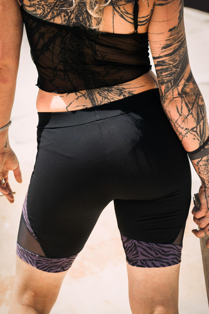 LEGGINGS CICLIKS // Zebra malva - Imagen 3