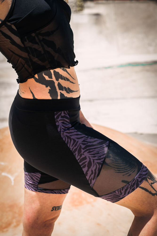 LEGGINGS CICLIKS // Zebra malva - Imagen 2