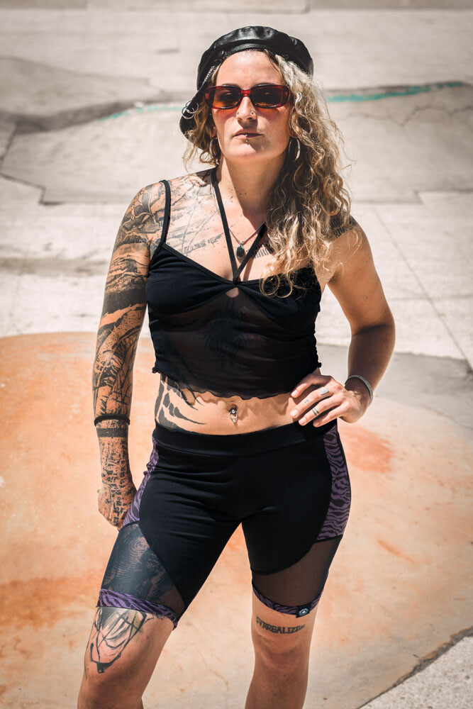 LEGGINGS CICLIKS // Zebra malva - Imagen 5
