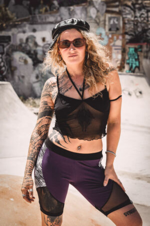 LEGGINGS CICLIKS  // Lila+ zebra