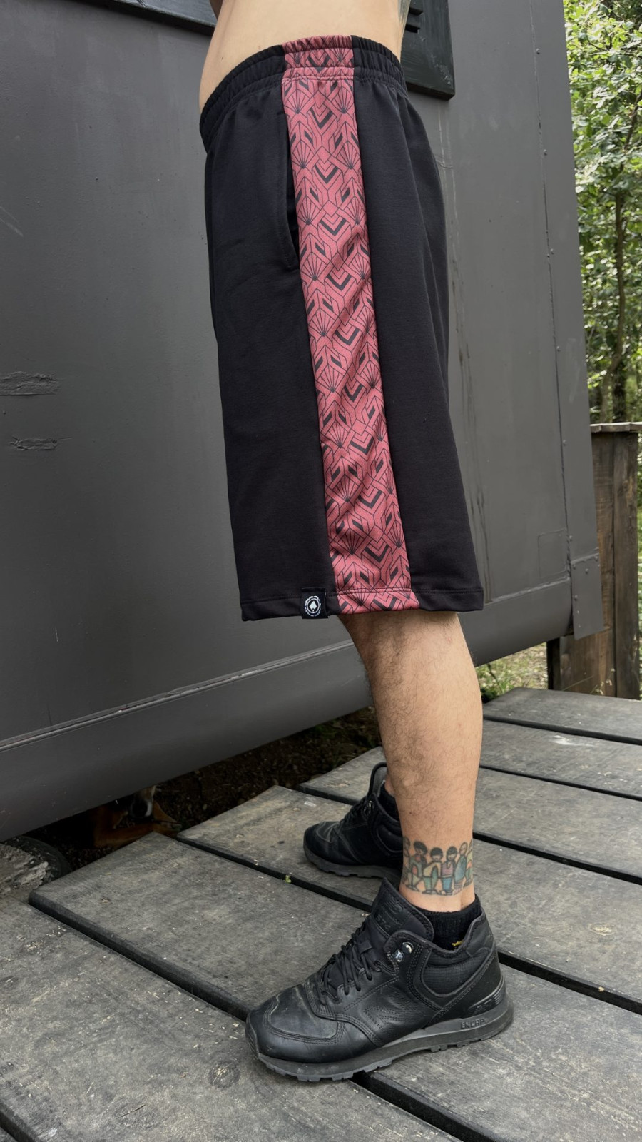 LINE BASKET PANTS / Geometry Rojo - Imagen 3