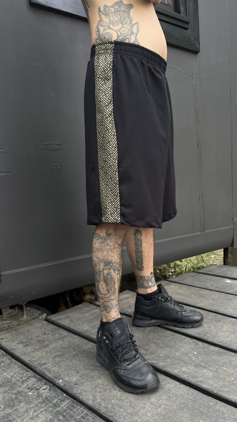 LINE BASKET PANTS / Sayagata Olive