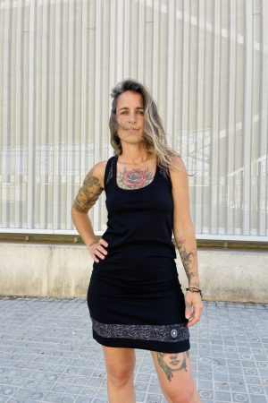 VESTIDO UVE / Zebra gris