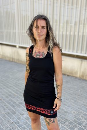 VESTIDO UVE / Zebra roja