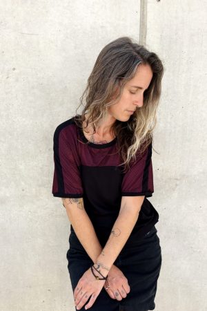 CAMISETA JAPO / Lunares Burdeox