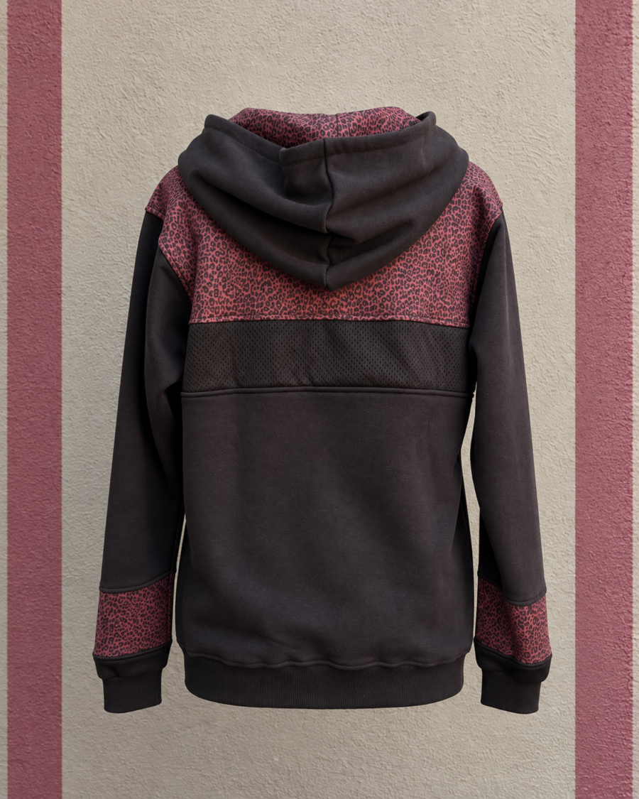 SUDADERA LACTANCIA / Leopardo burdeos - Imagen 3