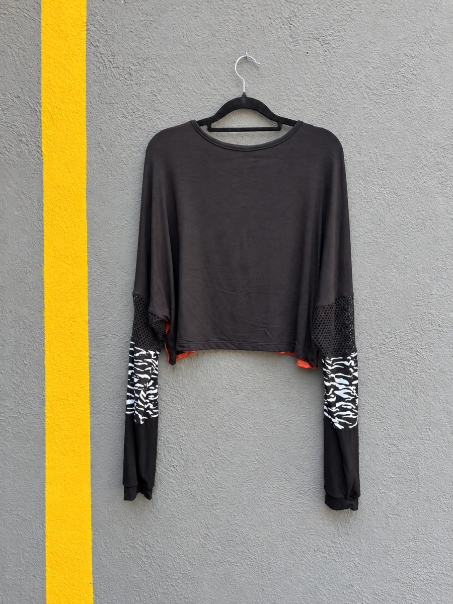 CAMISETA NUT / Naranja y Zebra blanca - Imagen 2