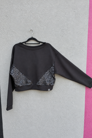 JERSEY TRIANGLE / Leopardo Negro