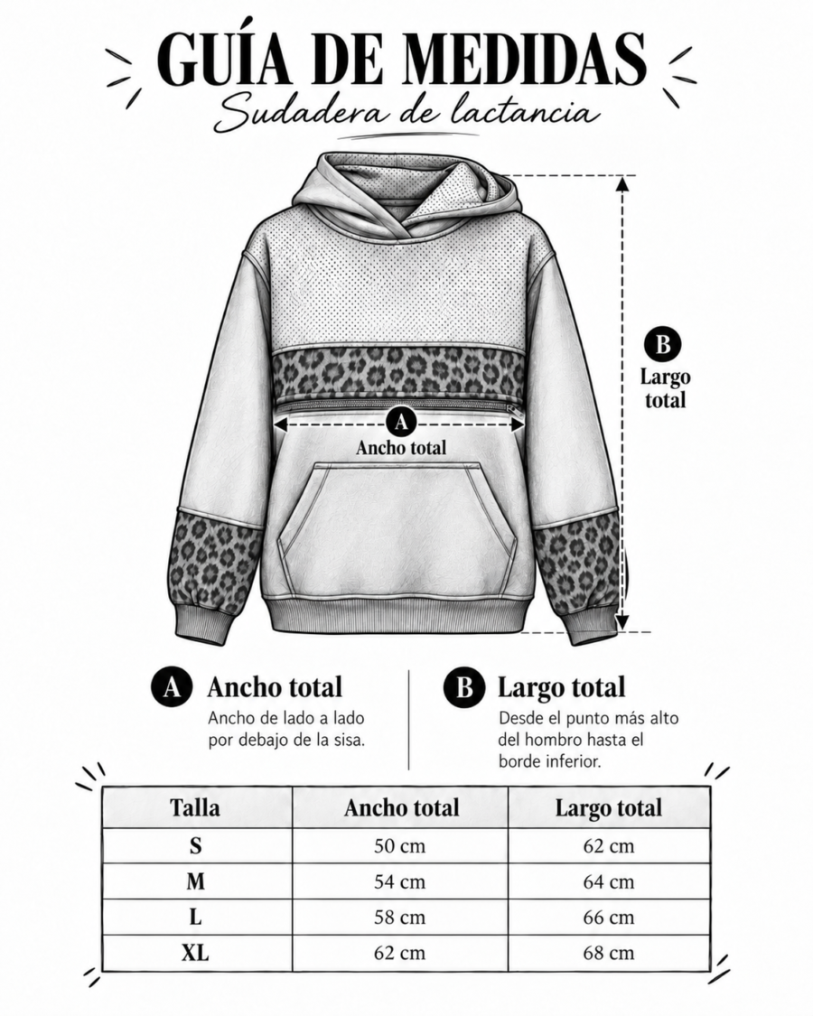 SUDADERA LACTANCIA / Leopardo burdeos - Imagen 4